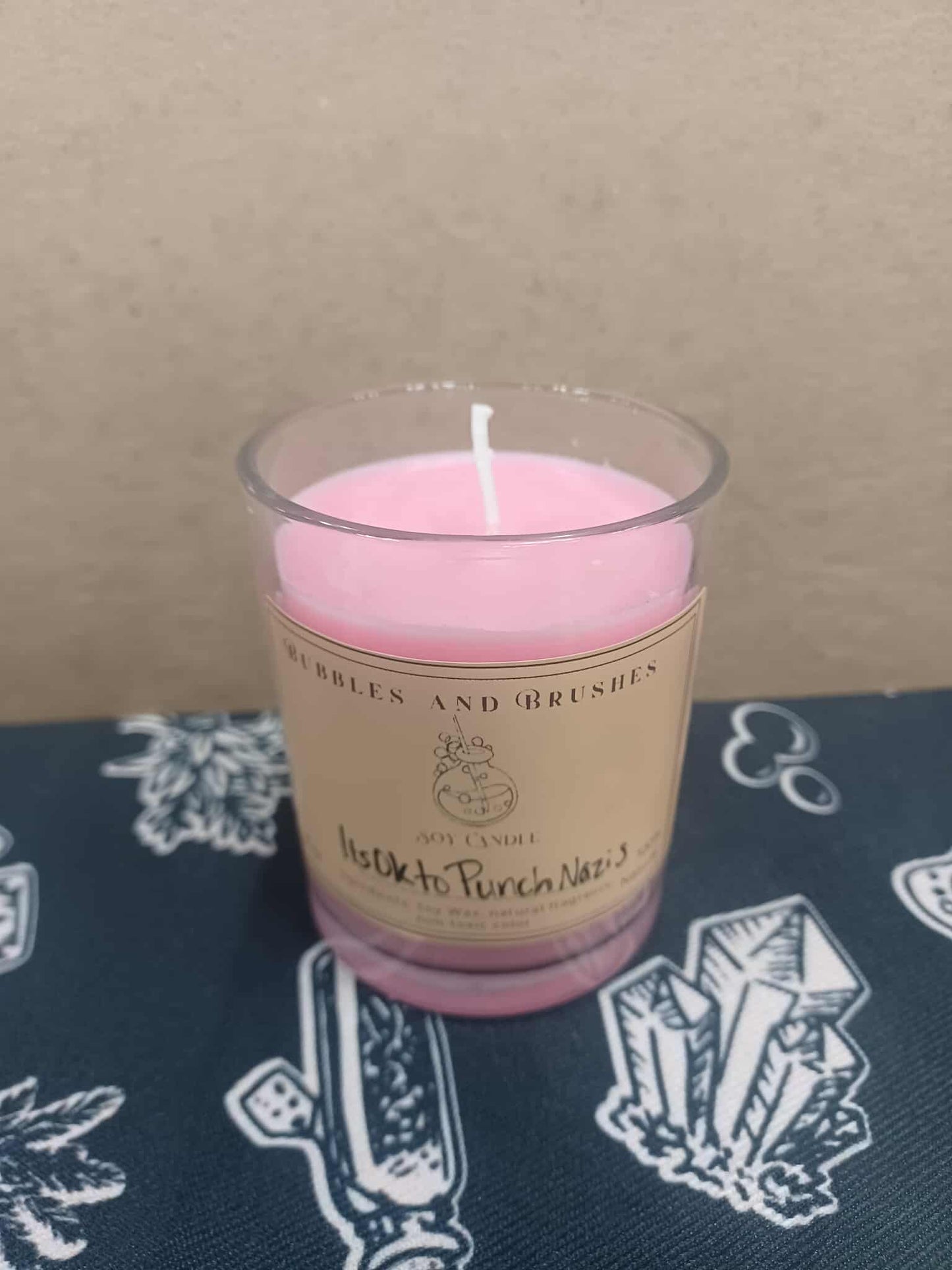 It's Okay to Punch Nazis Candle