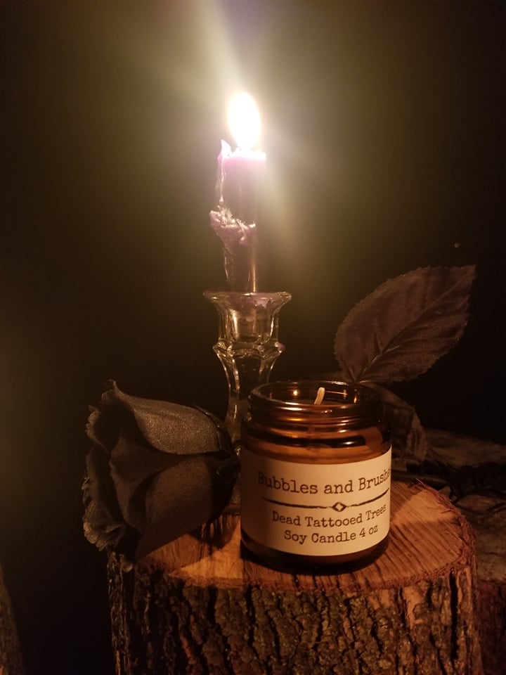 Dead Tattooed Trees Candle