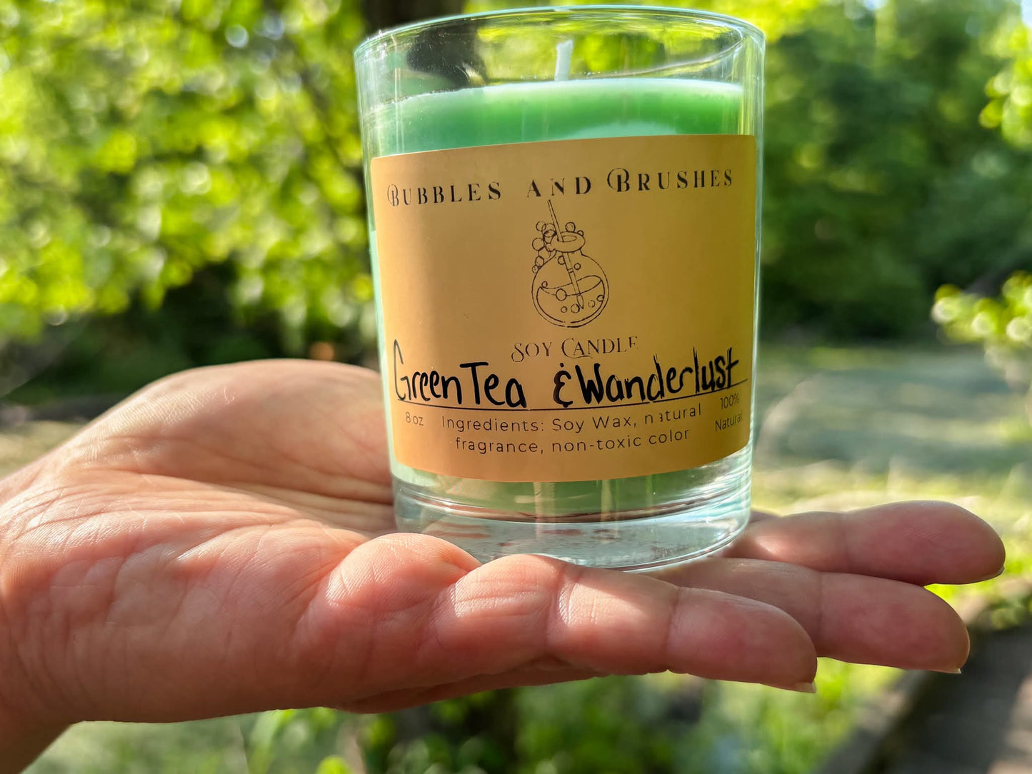 Green Tea and Wanderlust Candle