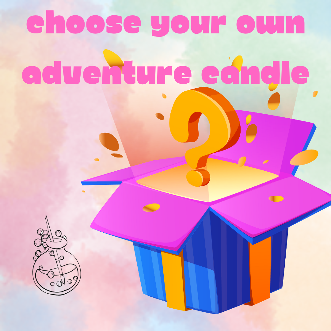 Choose Your Own Adventure Candle